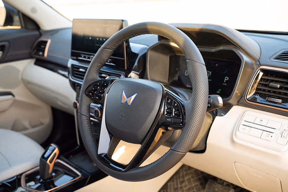 Mahindra XUV 3XO EV Steering Wheel
