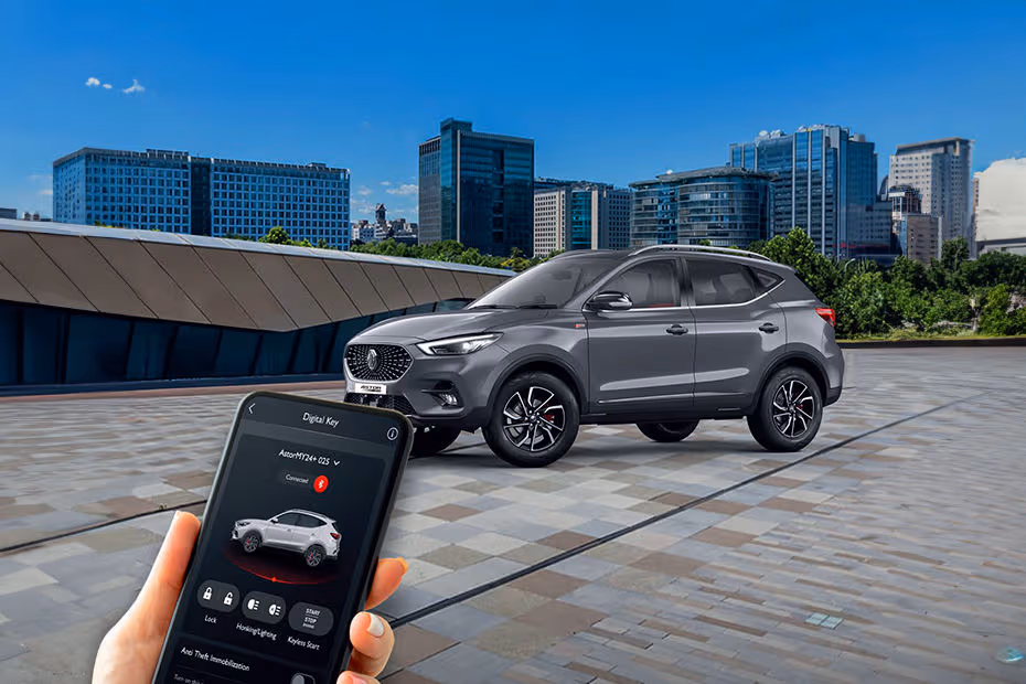 MG Astor Digital Bluetooth Key Sharing
