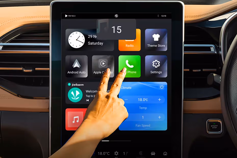 MG Hector Apple CarPlay