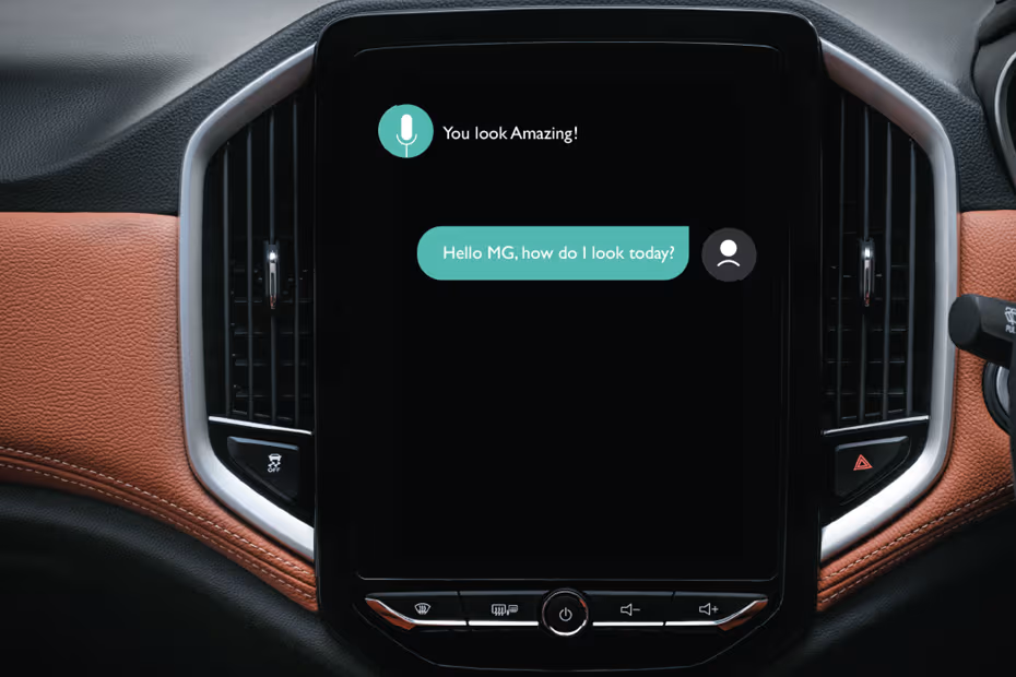 MG Hector Plus Infotainment System Main Menu