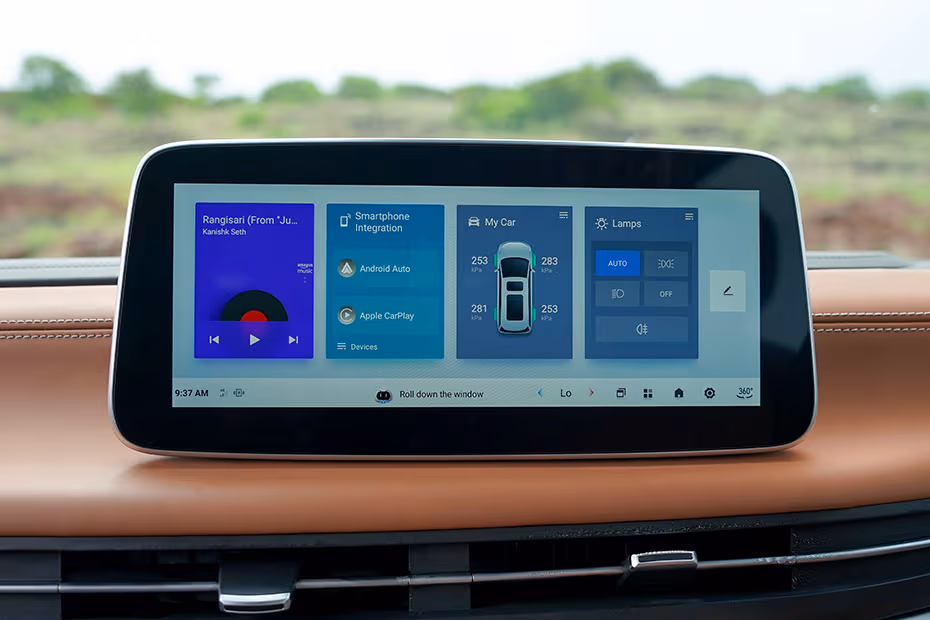MG M9 Infotainment System