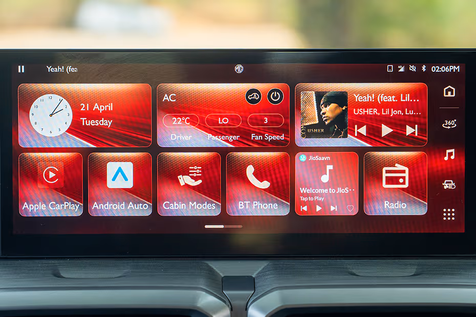 MG Majestor Infotainment System