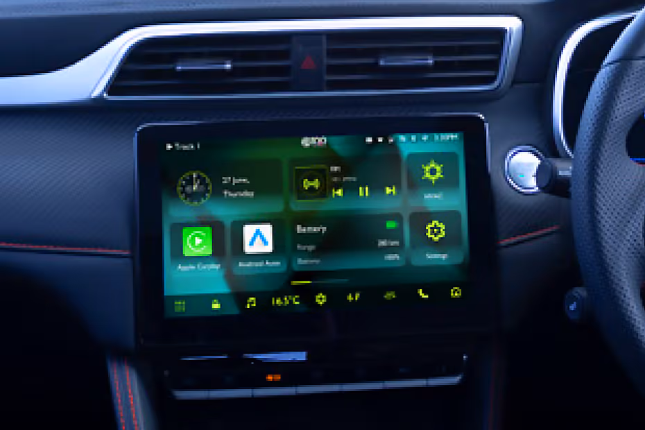 MG ZS EV Infotainment System Main Menu