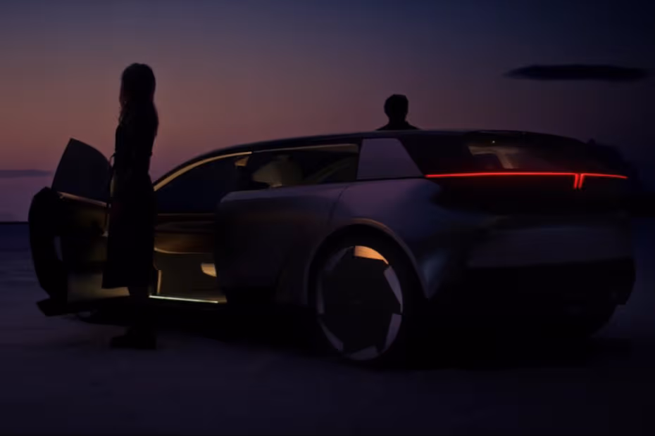 Tata Avinya X Perspective View( Doors Open) Image