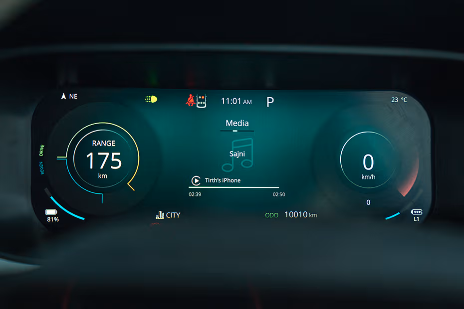 Tata Punch EV Instrument Cluster