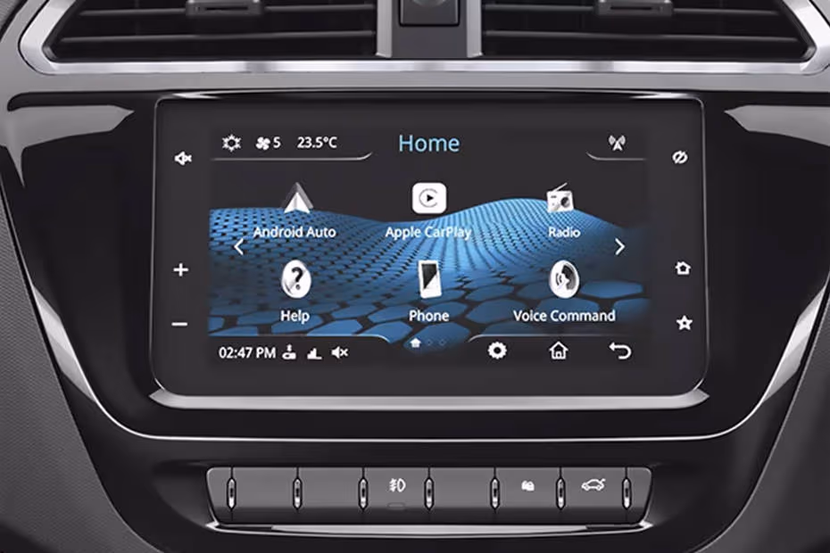 Tata Tiago NRG Infotainment System Main Menu
