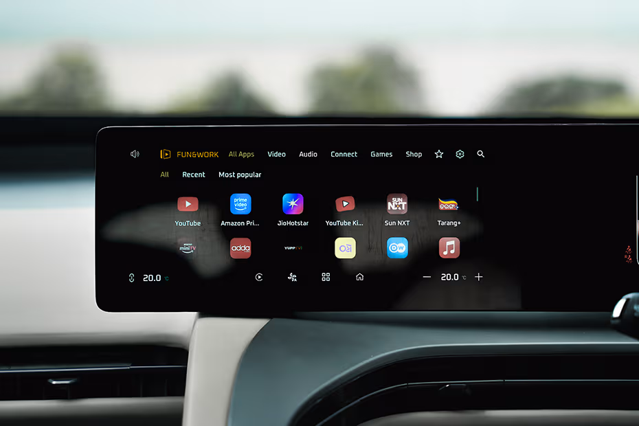 Mahindra BE 6 Infotainment System