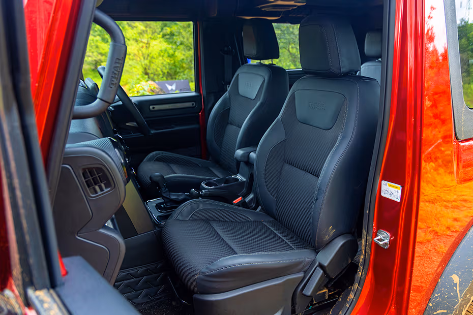 Mahindra Thar Front Seat