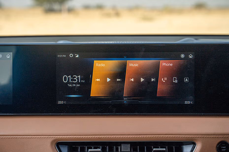 Mahindra XUV 7XO Infotainment System
