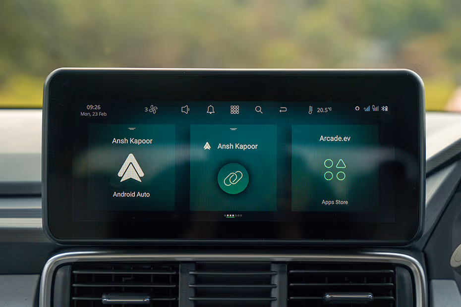Tata Punch EV Infotainment System